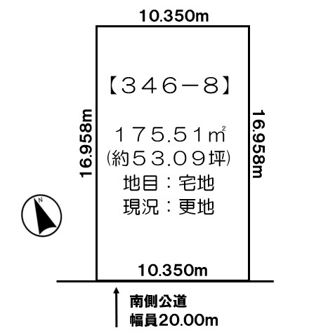 南の森西１丁目　売土地 間取り
