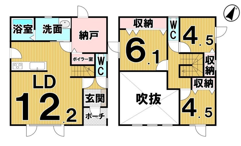 【価格改定】西２４条南２丁目【新築】建売戸建 間取り