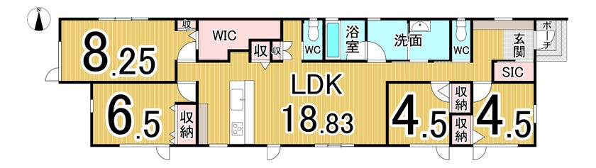 【一条工務店様施工】音更町中鈴蘭南3丁目　中古戸建 間取り