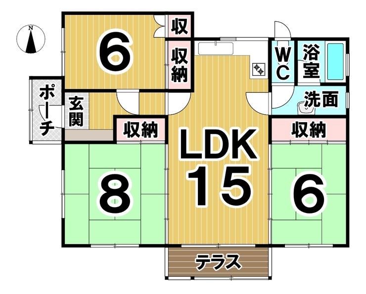 ※商談中※幕別町札内あかしや町　中古戸建 間取り
