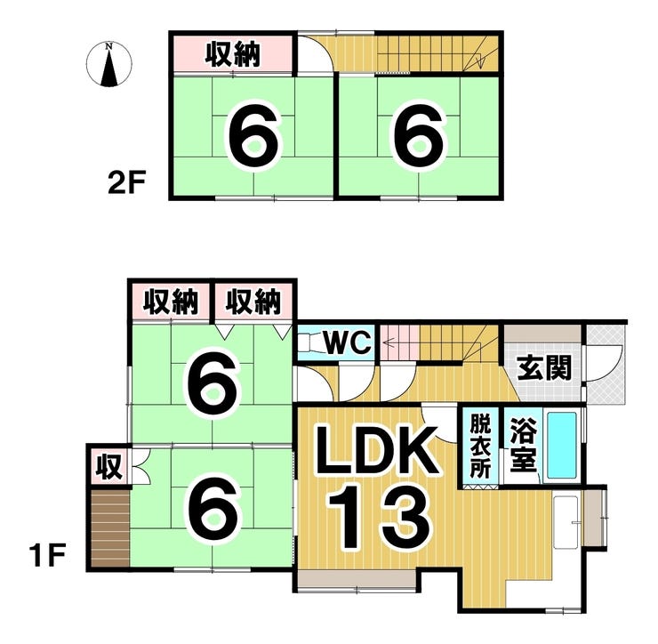幕別町錦町　中古戸建 間取り
