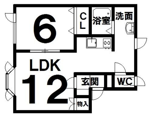 マリアージュ21 間取図