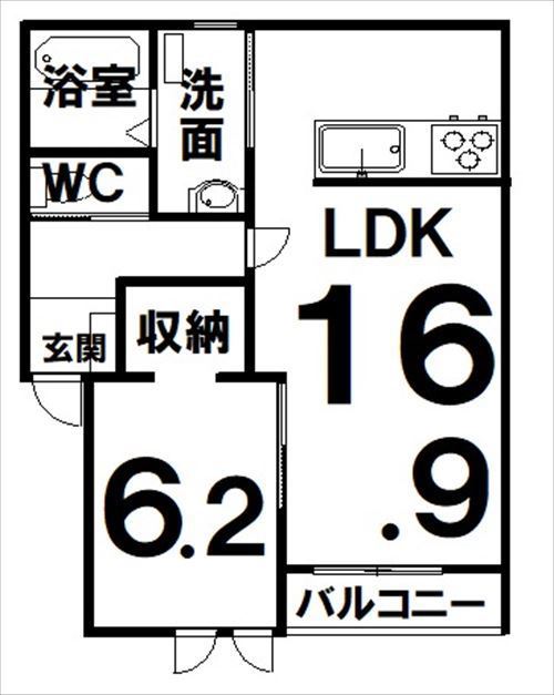 トレイブルック東館 間取図