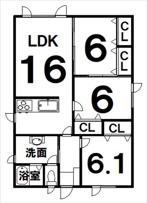 TOWN宝来南 間取図