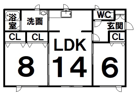 光陽駒場Ⅱ 間取図