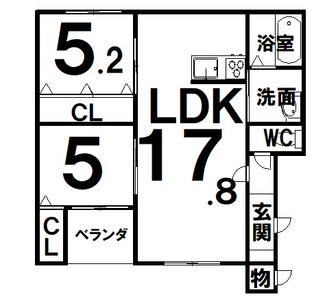 Brentwood(ブレントウッド) 間取図