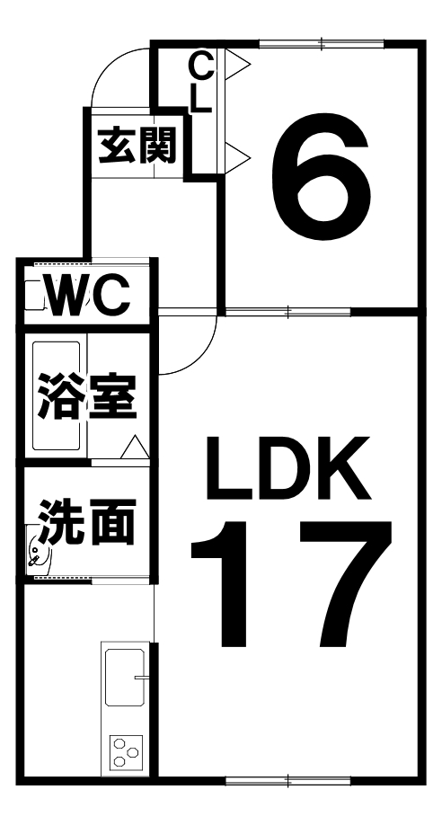 シャンテ柏林台Ⅰ(東棟) 間取図