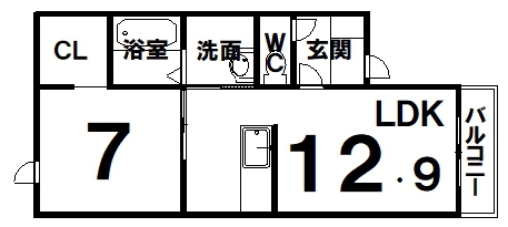 仮称)音更南鈴蘭AP1 間取図