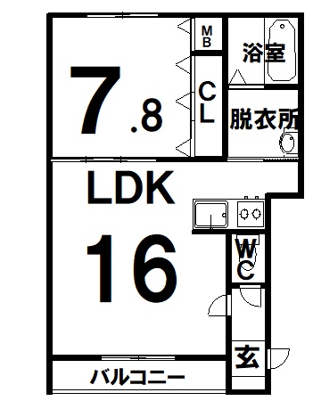 仮称)白樺16条東11丁目MS 間取図