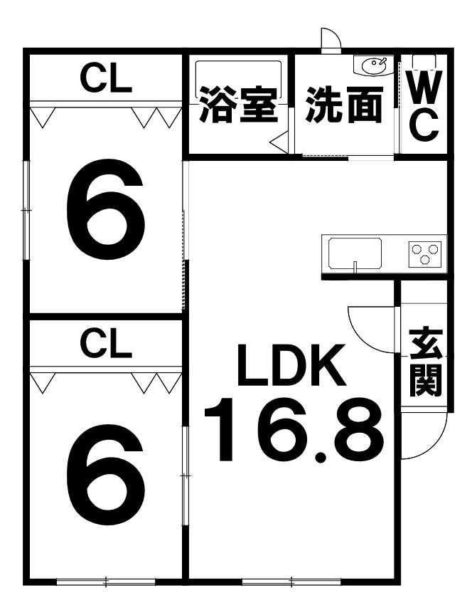 仮称)西18条南5丁目53-7・53-29 間取図